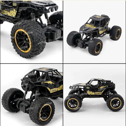 Remote Control Monster Truck Rock Crawler for Kids | Big Off-Road RC Car with Powerful Motors | Stunt & Climbing Toy Car for Boys | Assorted Colors