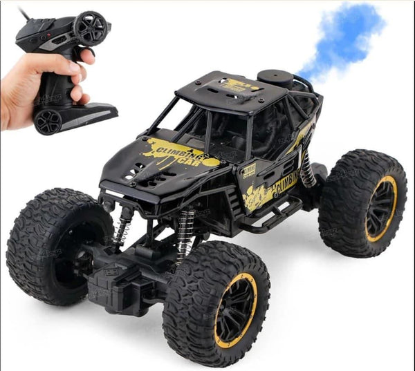 Remote Control Monster Truck Rock Crawler for Kids | Big Off-Road RC Car with Powerful Motors | Stunt & Climbing Toy Car for Boys | Assorted Colors