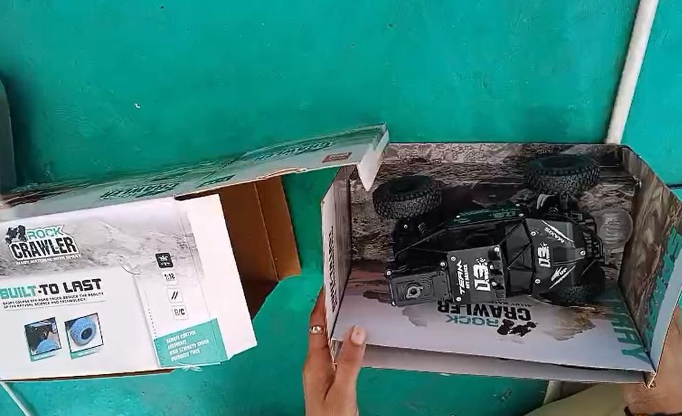 Remote Control Monster Truck Rock Crawler for Kids | Big Off-Road RC Car with Powerful Motors | Stunt & Climbing Toy Car for Boys | Assorted Colors