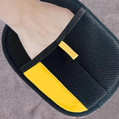 Pet Hair Removal Gloves for Dog & Cat | Double Sided Pet Grooming & Fur Remover Glove | Reusable Hair Cleaner for Sofa, Bed & Clothes